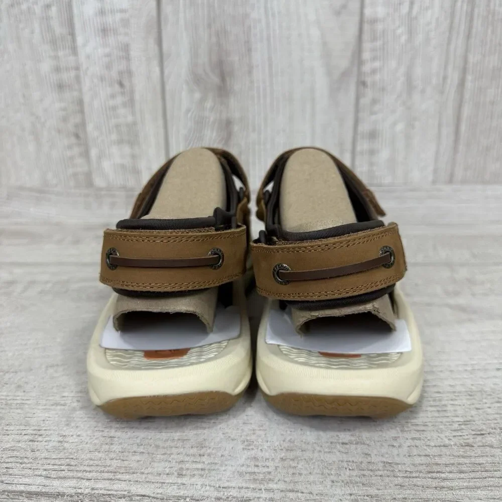 Sperry Deltona Men's Size 10.5 Strap Sandal Tan MM-236 Beach Travel Comfort New